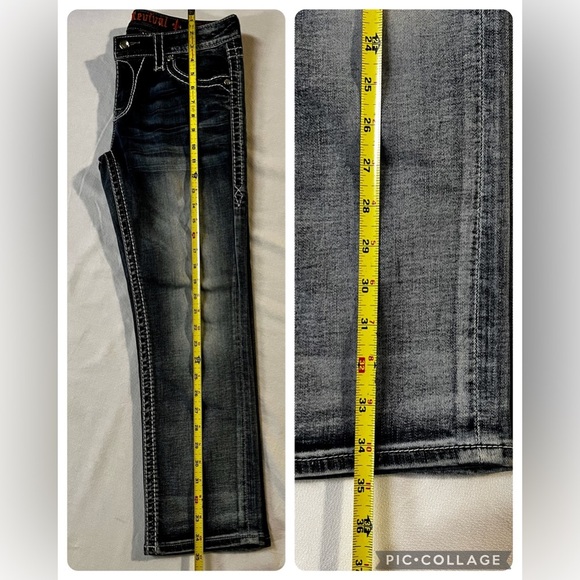 Rock Revival Buckle Audrina Mid-Rise Curvy Capri Size 27 - Picture 16 of 16